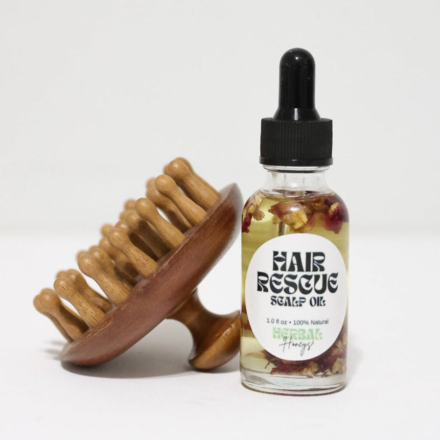 Wooden Scalp Massager