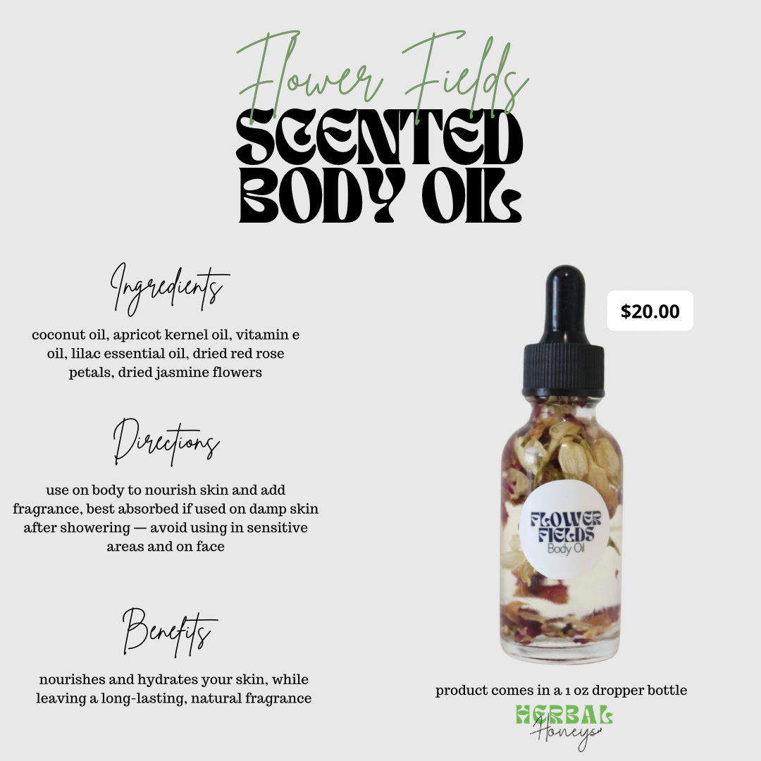 Flower Fields Body Oil